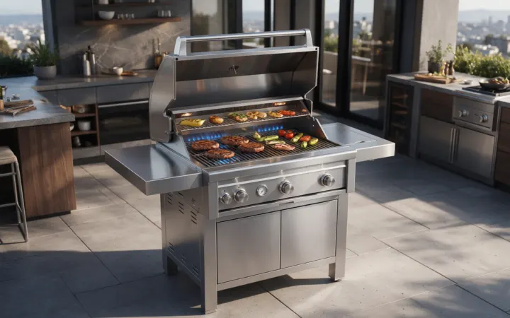 Viking Outdoor Grill Heats Unevenly: Burner Pattern, Briquettes, Grease, or Gas Flow?