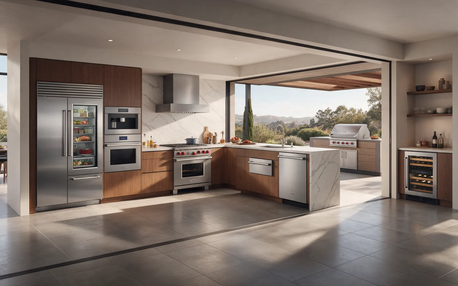 Viking appliances in a residential kitchen